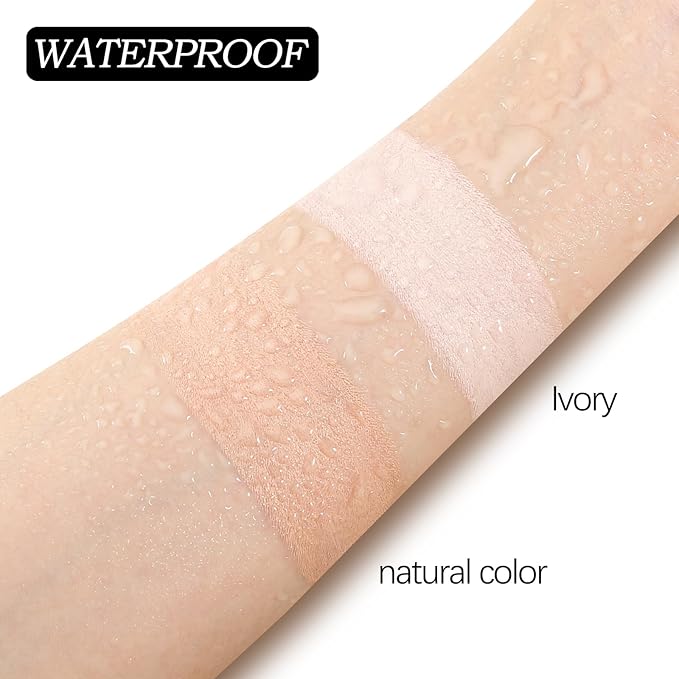 Matte Foundation Stick Makeup, Full Coverage Foundation Stick, Long Lasting, Concealer And Contour With Built In Applicator