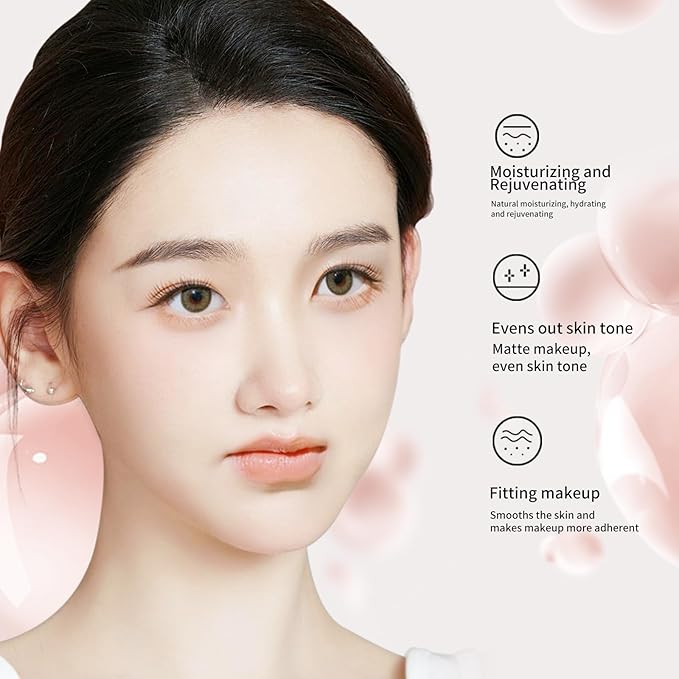 BLUE LOVE Liquid Foundation Mousse Texture, Full Coverage Foundation For Mature Skin, Face Makeup Tone Up Cream Skin Foundation Concealer For Combination & Oily Skin (Skin Color)