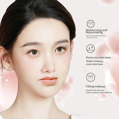 BLUE LOVE Liquid Foundation Mousse Texture, Full Coverage Foundation For Mature Skin, Face Makeup Tone Up Cream Skin Foundation Concealer For Combination & Oily Skin (Skin Color)