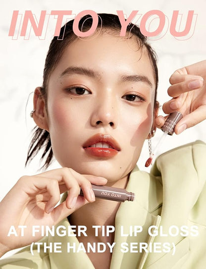 INTO YOU Hydrating Lip Gloss Liquid Moisturizing Lipstick Long Lasting Lip Tint for Women Plumping Non-Stick Glitter Shine Lip Glossy Stains Makeup (P05)