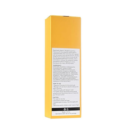 Neutriherbs Makeup Remover Oil Cleanser, Vitamin C Cleansing Oil for Long Last and Waterproof Makeup, Sunscreen, Fit All Skin Type - 3.71 Fl.Oz