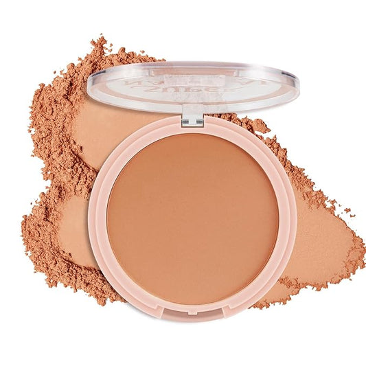 Hydrating Face Powder, Oil Control Face Pressed Powder, Long-lasting Flawless Setting Powder, Matte Waterproof Makeup for Oily Combination and Mature Skin