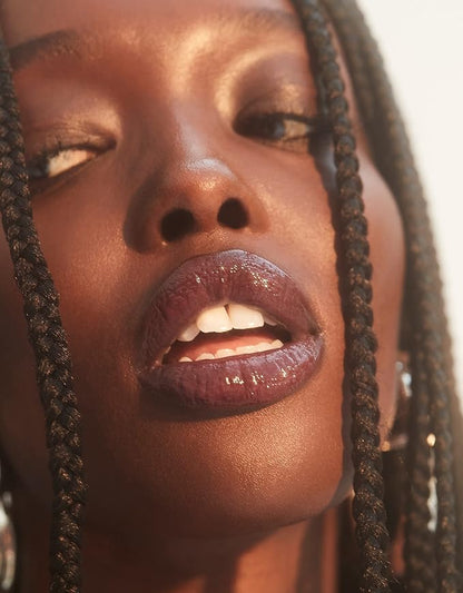 RÓEN Natural Kiss My Liquid Lip Balm | Vegan, Cruelty-Free, Clean Makeup (Scout - Deep Berry)