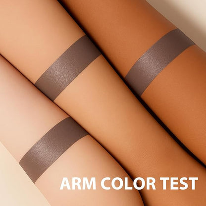 Liquid Bronzer Stick, Liquid Contour Stick for Sculpted Face Makeup, Cream Contour, Lightweight Blendable Matte Finish Makeup, Easy to Sculpt the Face, Non-greasy, Long Lasting 01#Natural Brown