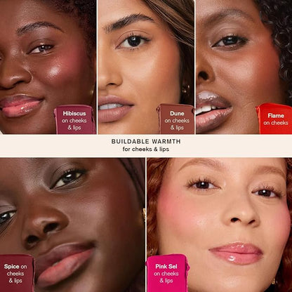 AMI COLÉ Holiday Desert Date Cream Makeup Multistick, Blush Contour, Lipstick for Women, Blush Stick, Lip and Cheek Tint, Highlighter (Multi Shade Bundle)