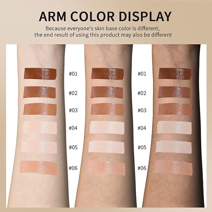 Multi-Use Foundation Stick Beauty Balm Serum Boosted Skin Tint, On-The-Go Tinted Solid Serum, Lightweight and Buildable Creamy Skin Tint Stick Makeup, Natural Finish(05#)