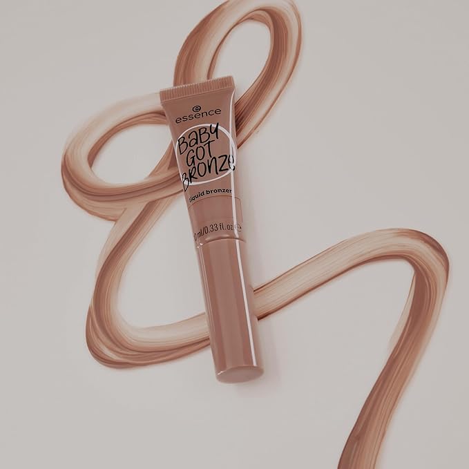 essence | Baby Got Bronze Liquid Bronzer | Lightweight, Buildable, Natural Finish with Sponge Applicator| Vegan & Cruelty Free (20 | Sunkissed Sweety)