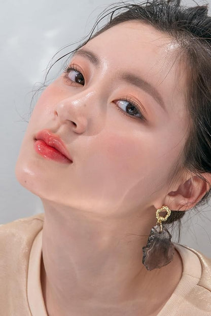 [rom&nd] Glasting Water Gloss 2 colors | Syrupy Glossy Finish| Long-lasting| moisturizing| Highlighting| Natural Gloss for Daily Use|K-beauty | 4.5g/0.16oz No. 01 SANHO CRUSH