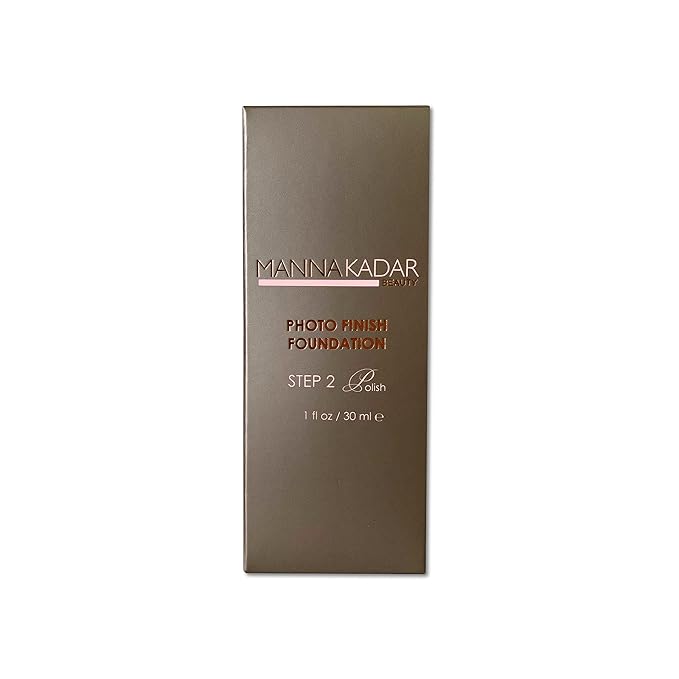 Manna Kadar Beauty C3 Flawless Linen Photo Finish Foundation - Long Lasting, Medium to Full Coverage, Flawless Look, Matte Finish, Water Based, Vitamin E, Antioxidants, Wheat Germ Improves Elasticity