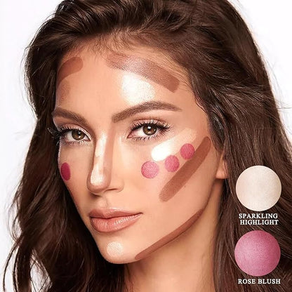 Youngfocus Cosmetics Cream Contour Best 8 Colors and Cream Contour Face Blushes