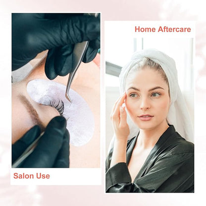 Lash Shampoo Concentrate 30ml Lash Cleanser Concentrate Add Hyaluronic Acid Oil-Free Lash Extension Shampoo Perfect for Salon，Peach