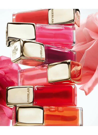 Guerlain Kiss Kiss Bee Glow Oil - 319 Peach Glow for Women - 0.3 oz Lip Oil