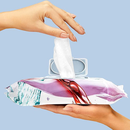 Body Prescription Makeup Cleansing Wipes - Gentle and Effective Face Wipes, 50 Count (Pack of 2), Retinol