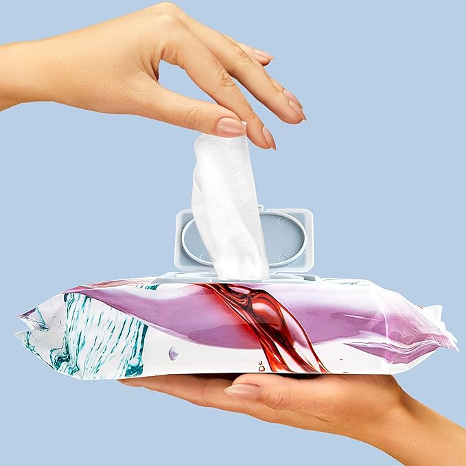 Body Prescription Makeup Cleansing Wipes - Gentle and Effective Face Wipes, 50 Count (Pack of 1), Retinol