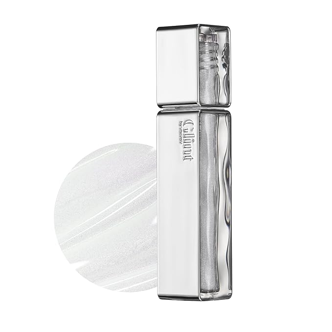 Glint Lip Glosser (Lip Glosser, 0.09oz) - Hydartions, Moisturizing Plumping Lip Gloss with Radiant Shine, Long Lasting, Korean Skin Care. Provence Rose & Calendula Extract.