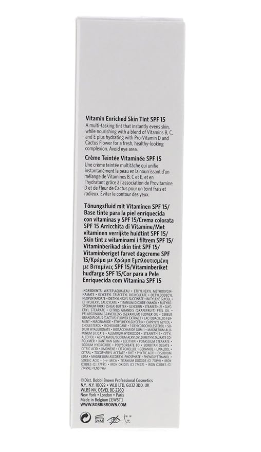 Bobbi Brown Vitamin Enriched Skin Tinted Moisturizer SPF 15 - Light Neutral for Women - 1.7 oz Moisturizer