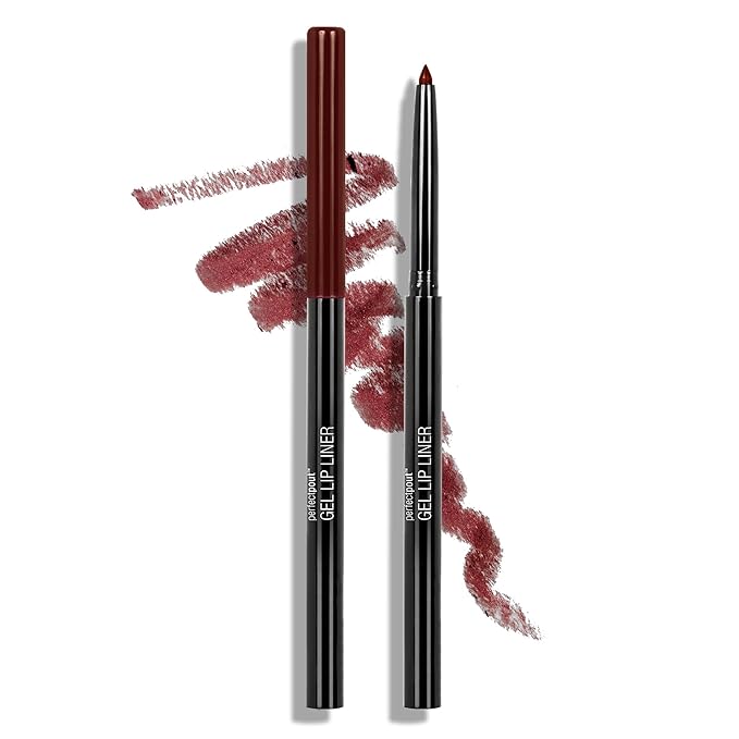 wet n wild Perfect Pout Matte Retractable Gel Lip Liner Pencil Red Gone Burgundy and Blind Date Silk Finish Lipstick Hydrating Rich Buildable Lip Color