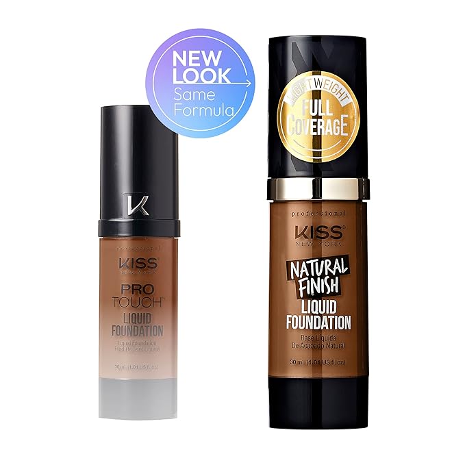 Professional Liquid Foundation - Lightweight and Hydrating Formula, Natural Finish, Control Shine, Cover Pores, Medium to Full Coverage, Green Tea Extract (Caramel)