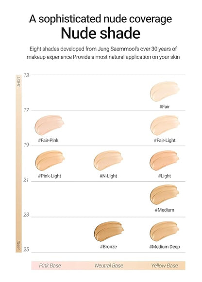 JUNG SAEM MOOL [JUNGSAEMMOOL OFFICIAL] Essential Skin Nuder Cushion Mini (Fair Light)