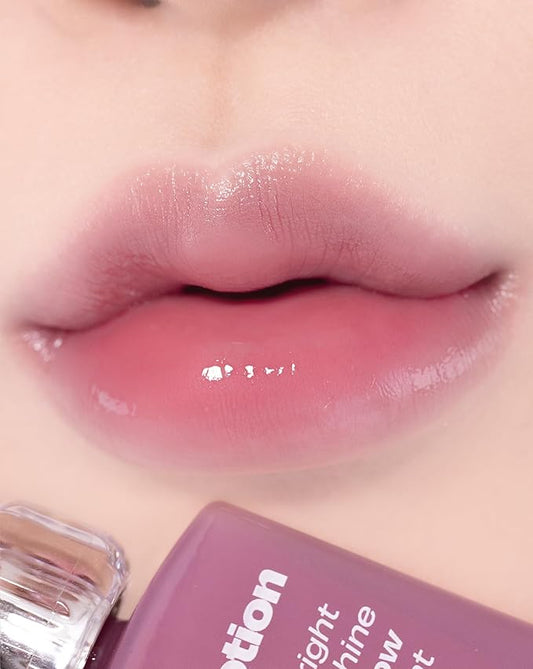 Lip Potion Aqua Glow No.8 Sugar Purple | Hydrating, Non-Sticky Gloss with Sheer Radiance | 0.3 Oz