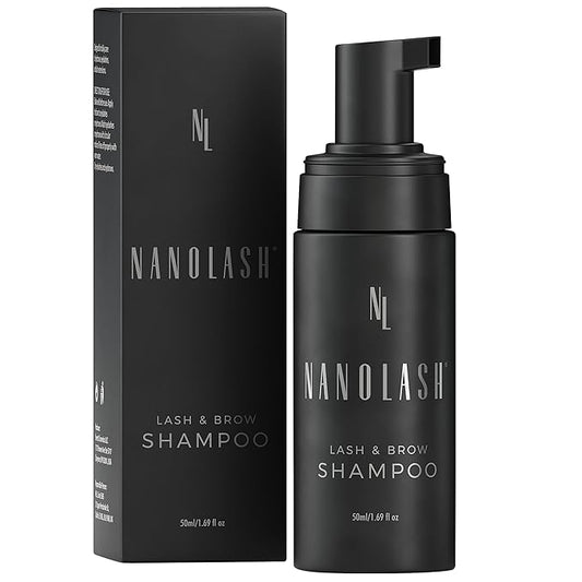Lash & Brow Shampoo 50 ml - cleansing shampoo for eyelashes and eyebrows, eyelash foam, eyelash extension cleanser