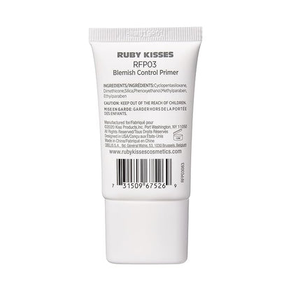 Ruby Kisses Face Primer, Blemish Control Velvety Smooth Makeup Base Primer for Face, Oil-Free Shine-Control Face Primer for All Skin Types