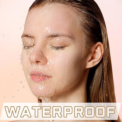 Waterproof Setting Powder, Poreless Pressed Face Powder,Lightweight,Long-Lasting,Oil Control Makeup Powder,Translucent