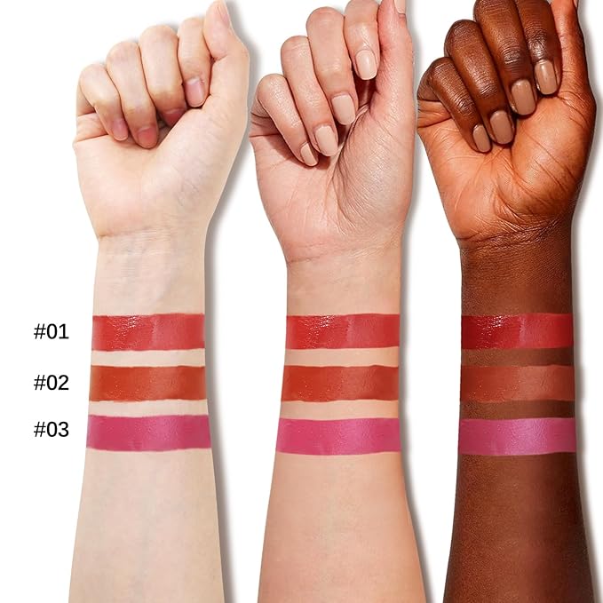 Liquid Blush, Multi-Use Make Up for Cheeks & Lips, High Pigment Matte Blush, Silky Creamy & Blendable Color for Highlighting Contour, Creating a Natural Moisturizing Finish