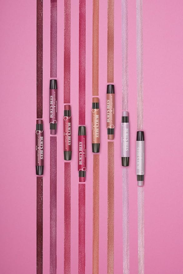 Burt's Bees 100% Natural Moisturizing Lip Shimmer, Guava, 1 Tube