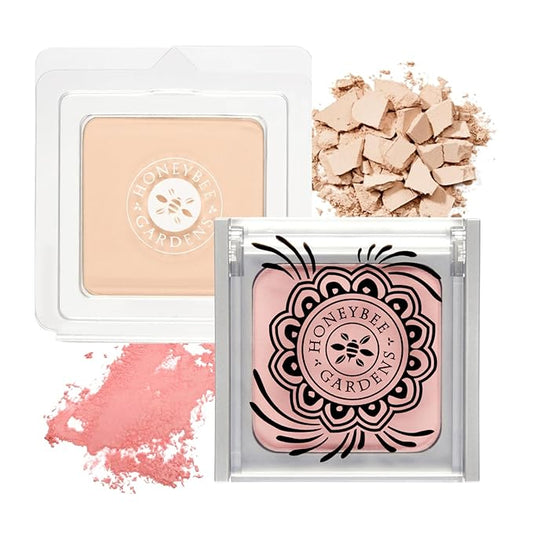 Pressed Powder Foundation + Blush | Supernatural + Breathless | For Light Skin Tones