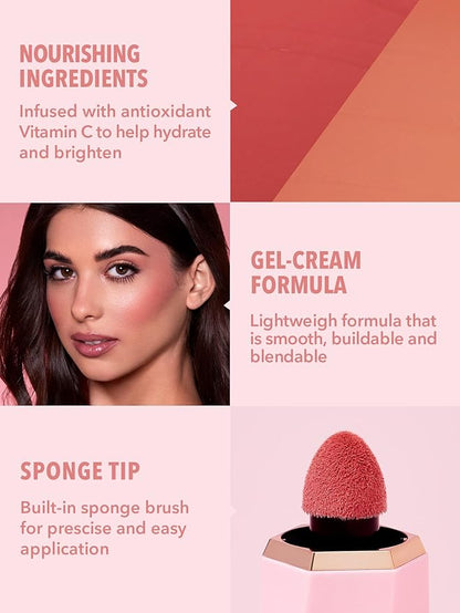 SHEGLAM Color Bloom Liquid Blush Makeup for Cheeks Matte Finish - Rose Ritual