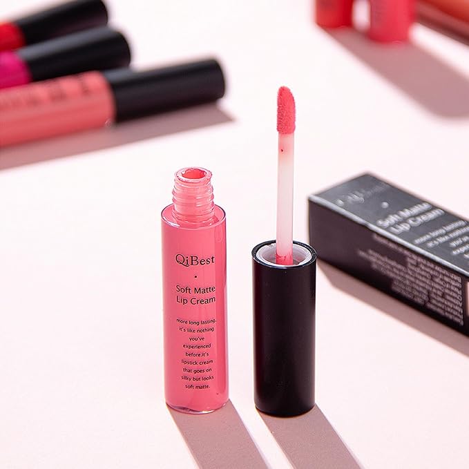Velvet Matte Liquid Lipstick Makeup Long-Lasting and Waterproof Wear, Non-Stick Cup Lip Gloss,(Purple 619)