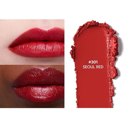 HERA Airy Blurring Powdered Primer and Rouge Classy Lipstick #301 SEOUL RED