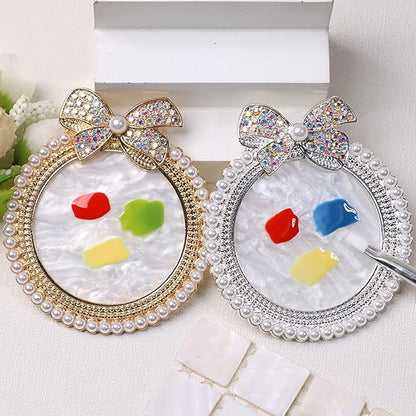 Nail Art Palette - Knot Polish Tray for Mixing and Display Board