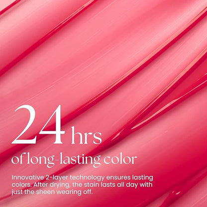 MERYTHOD Reel-Tattoo Glass Lip Stain Glossy Tinted Quick Setting (6 Colors) (03 Wind Berry)