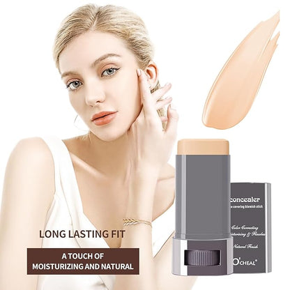 O'CHEAL Face Foundation Contour Stick Long-wear Lightweight Brighten Stick Face Concealer Blemish Contouring Beauty Makeup 03#LIGHT SKIN TONE