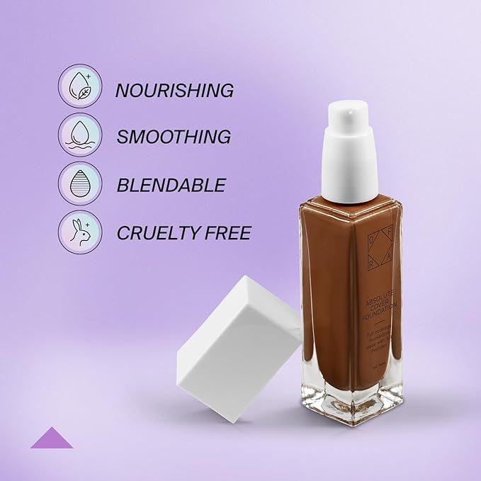 Absolute Cover Foundation #11 | Liquid Medium Coverage Foundation with Natural FInish | Oil-Free Face Makeup | Deepest Shade with Neutral Undertone | 1oz/30ml