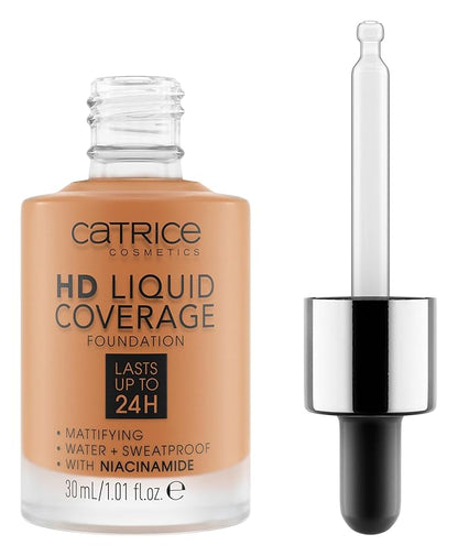 Catrice | HD Liquid Coverage Foundation 70 & Under Eye Brightener 10 Light Rose | Full Coverage Makeup | Vegan & Cruelty Free