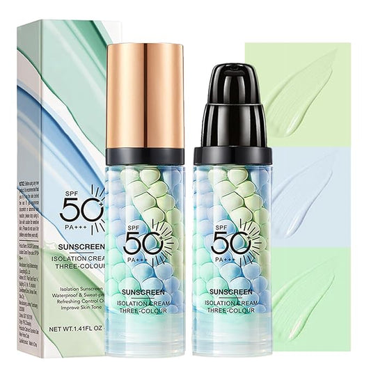 Primer Face Makeup with SPF 50, Color Correcting Primer, Hydrating Face Primer for Makeup, Color Corrector for Redness Waterproof & Long Lasting & Oil Control, Protection Immediately