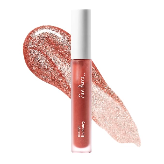 Ere Perez - Natural Mango Lip Honey | Hyaluronic Acid, Jojoba Seed Oil | Hydrate, Moisturize, Nourish, Soften | Vegan, Cruelty-Free, Clean Beauty (Chilli, 0.10 fl oz | 3 ml)