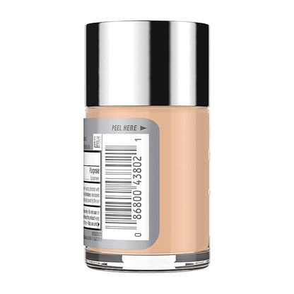 Neutrogena Healthy Skin Liquid Makeup Foundation, Broad Spectrum SPF 20 Sunscreen, Lightweight & Flawless Coverage Foundation with Antioxidant Vitamin E & Feverfew, 105 Caramel, 1 fl. oz