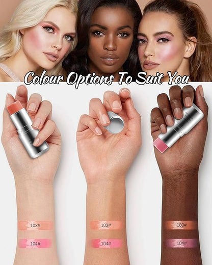 Milk Orange Cream Blush Stick, Monochromatic Multi-Blush Stick for Cheeks & Highlighter, Pigmented Long Lasting Smooth Natural Cheek Tint, Matte and Dewy Finish, Vegan & Cruelty-Free for All Skin-03