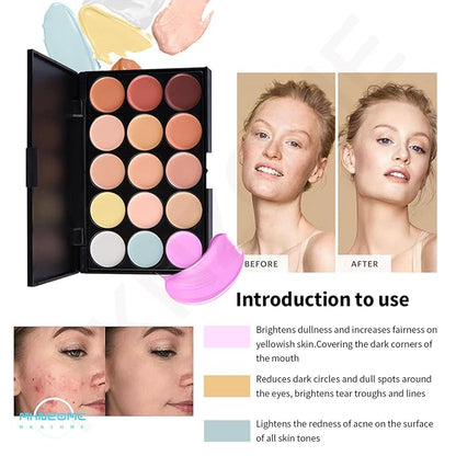 Travel Makeup Kit for Women Full Kit, Professional Makeup Set with Makeup Bag Makeup Gift Set for Women Girls Includes Foundation Eyeshadow Palette Lipstick Eyeliner Makeup Brush Set
