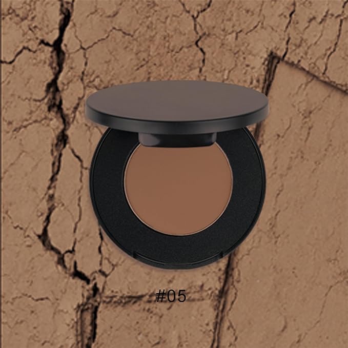 Flawless Pressed Powder, Setting Powder Makeup, Longwear Face Powder Foundation, Smooth Complexion, Portable Compact Long-Lasting Matte Finish 05