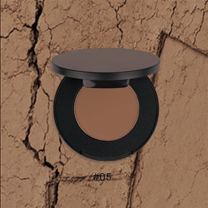 Flawless Pressed Powder, Setting Powder Makeup, Longwear Face Powder Foundation, Smooth Complexion, Portable Compact Long-Lasting Matte Finish 05