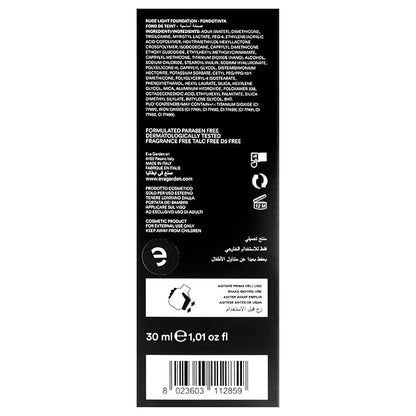 Nude Light Foundation - Fluid and Sensorial Makeup - With Moisturizing Properties - Smooth Coverage Blurs Small Imperfections for Flawless Appearance - 285 Pink Honey - 1.01 oz