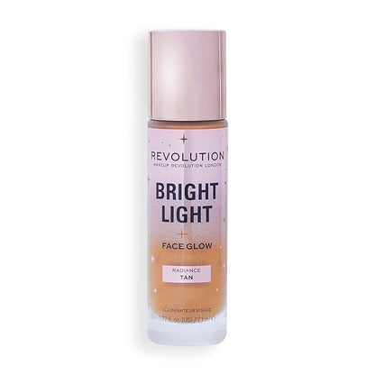 Revolution, Bright Light Face Glow, Lightweight & Brightening Multi-Use Skin Tint, Illuminating and Natural Glow Finish, Radiance Tan, 0.77 Fl. Oz