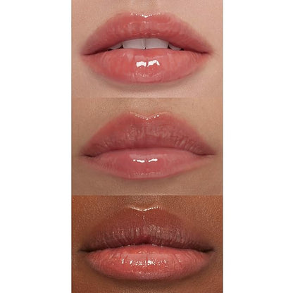 e.l.f. Lip Plumping Gloss, High-Shine Sheer Color, Hydrates & Creates Fuller Lips With Vitamin E, Vegan & Cruelty-Free, Bahama Mama, 0.1 Fl Oz (Pack of 1)