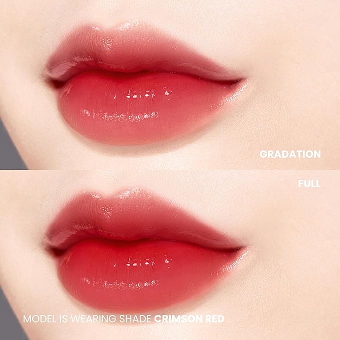 MERYTHOD Water Lip Stain Tinted Glossy Quick Setting 3g (04 Crimson Red)