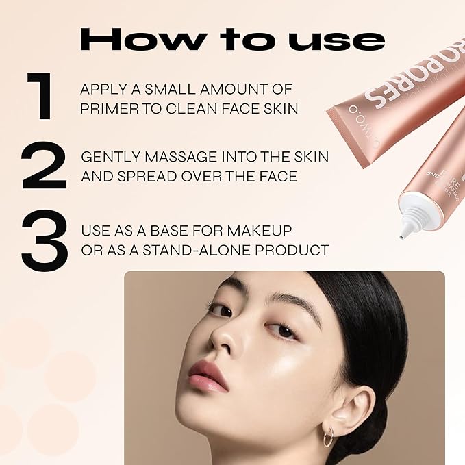 Makeup Base with Brightening Effect – Vegan-Friendly Face Primer for All Skin Types